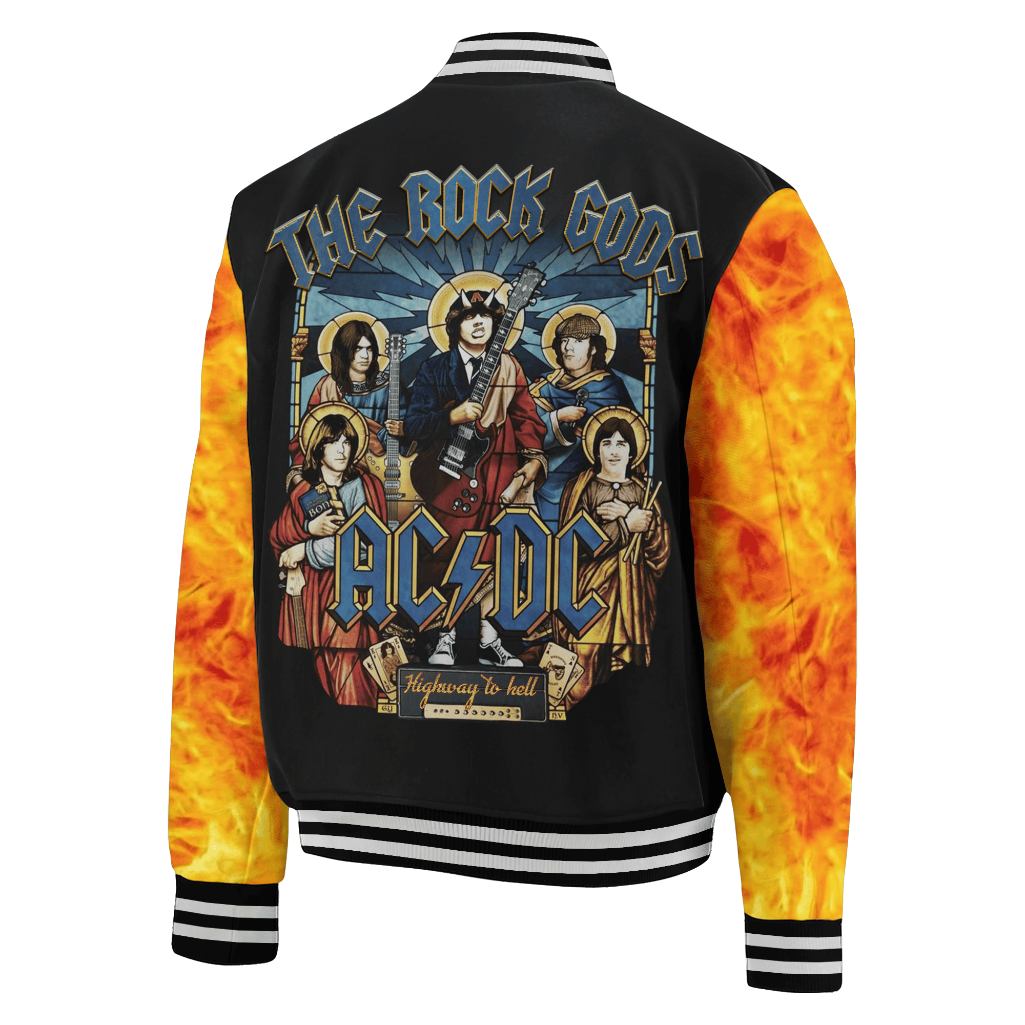 ACDC New Premium Baseball Jacket Gift For Fan ACDC New Premium Baseball Jacket Gift For Fan