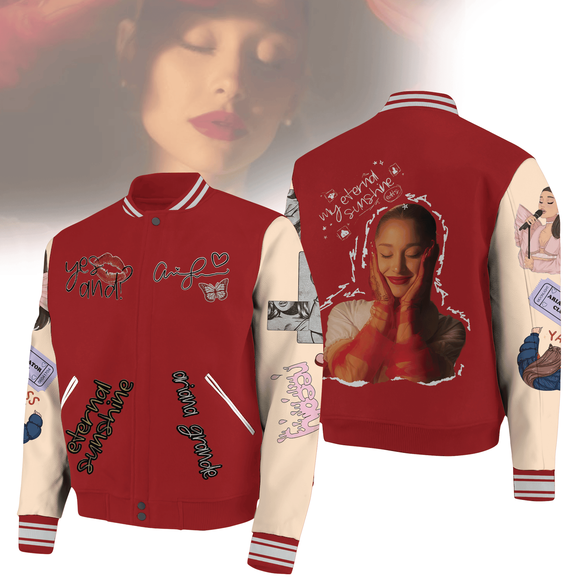 Ariana Grande New Premium Baseball Jacket Gift For Fan