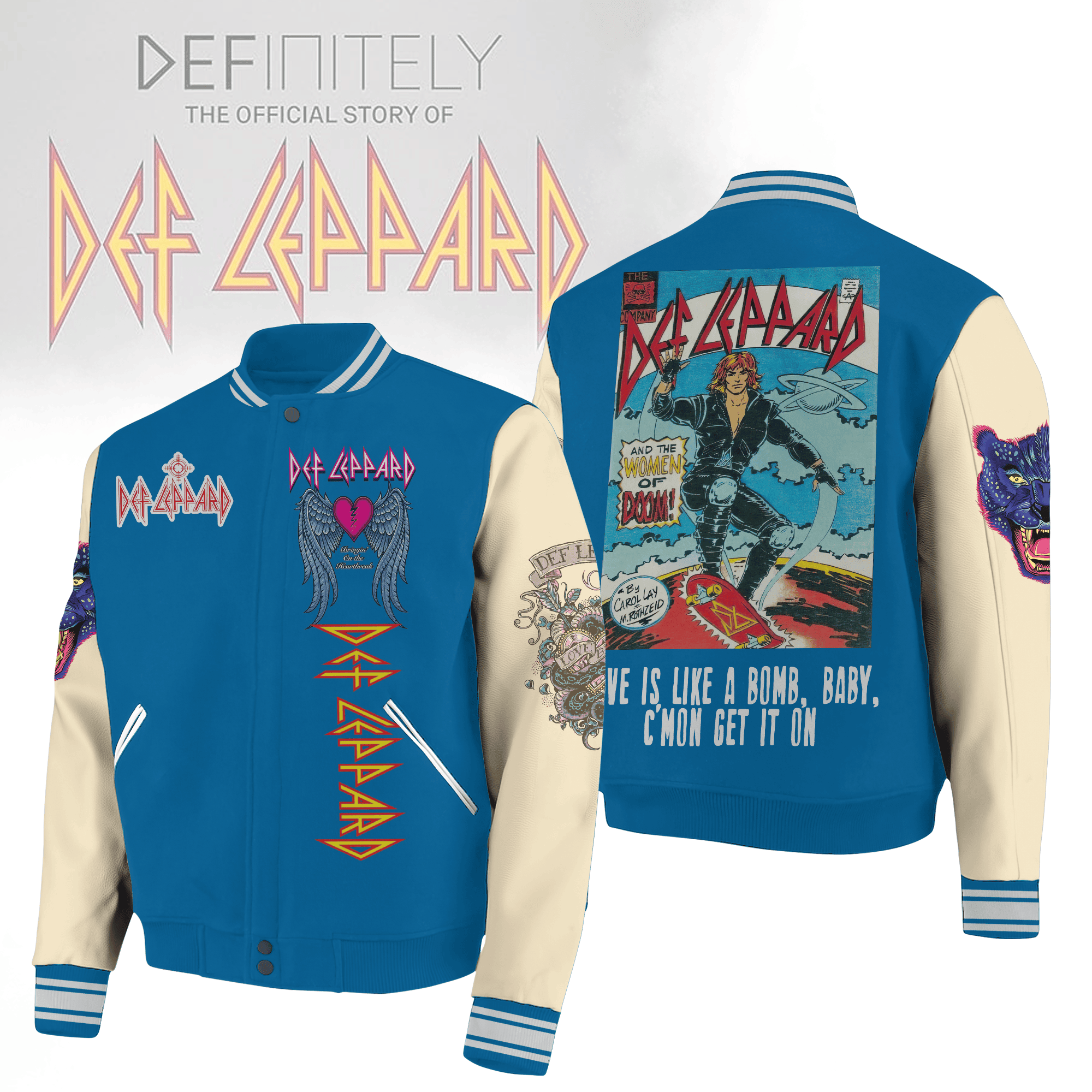 Def Leppard New Premium Baseball Jacket Gift For Fan