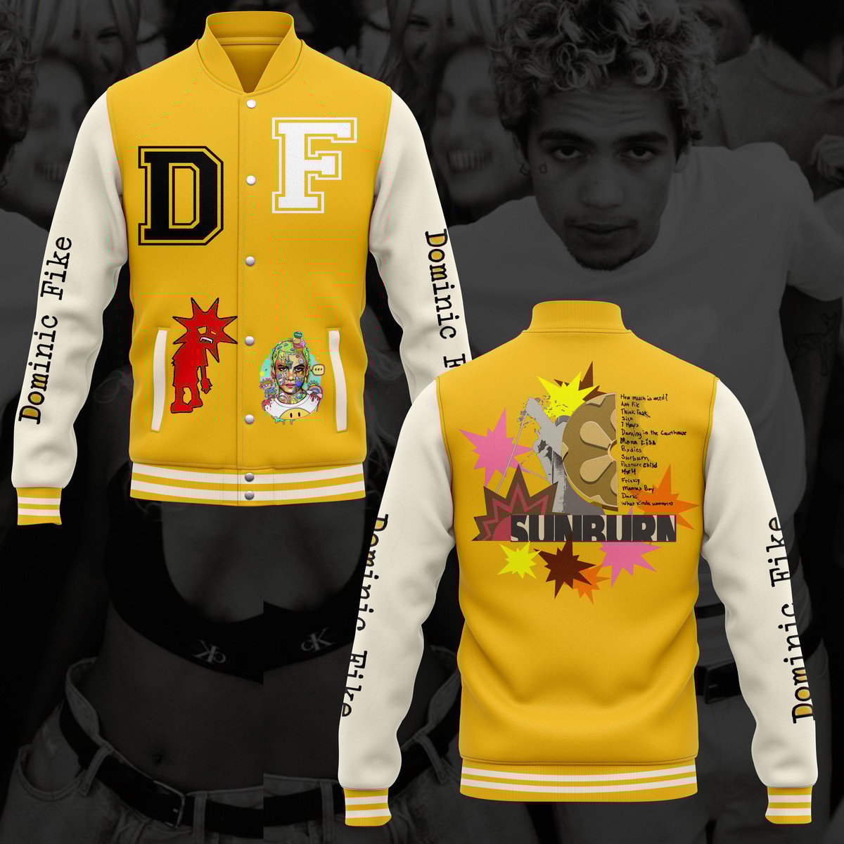 Dominic Fike New Premium Baseball Jacket Gift For Fan