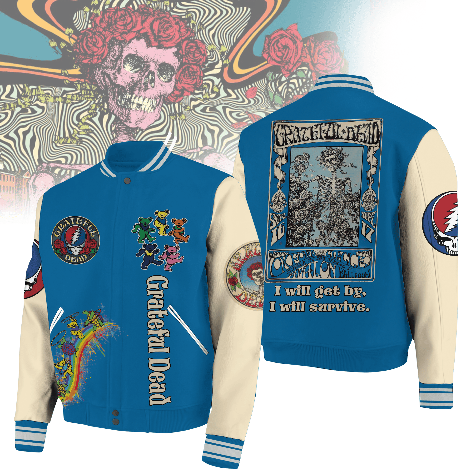 Grateful Dead New Premium Baseball Jacket Gift For Fan