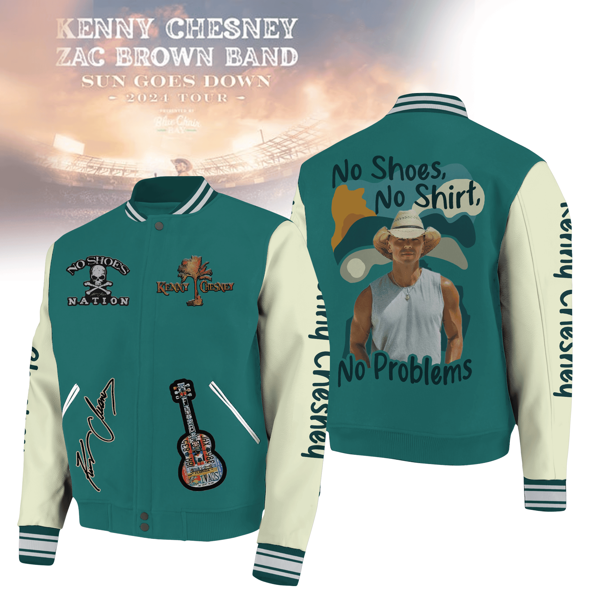Kenny Chesney New Premium Baseball Jacket Gift For Fan