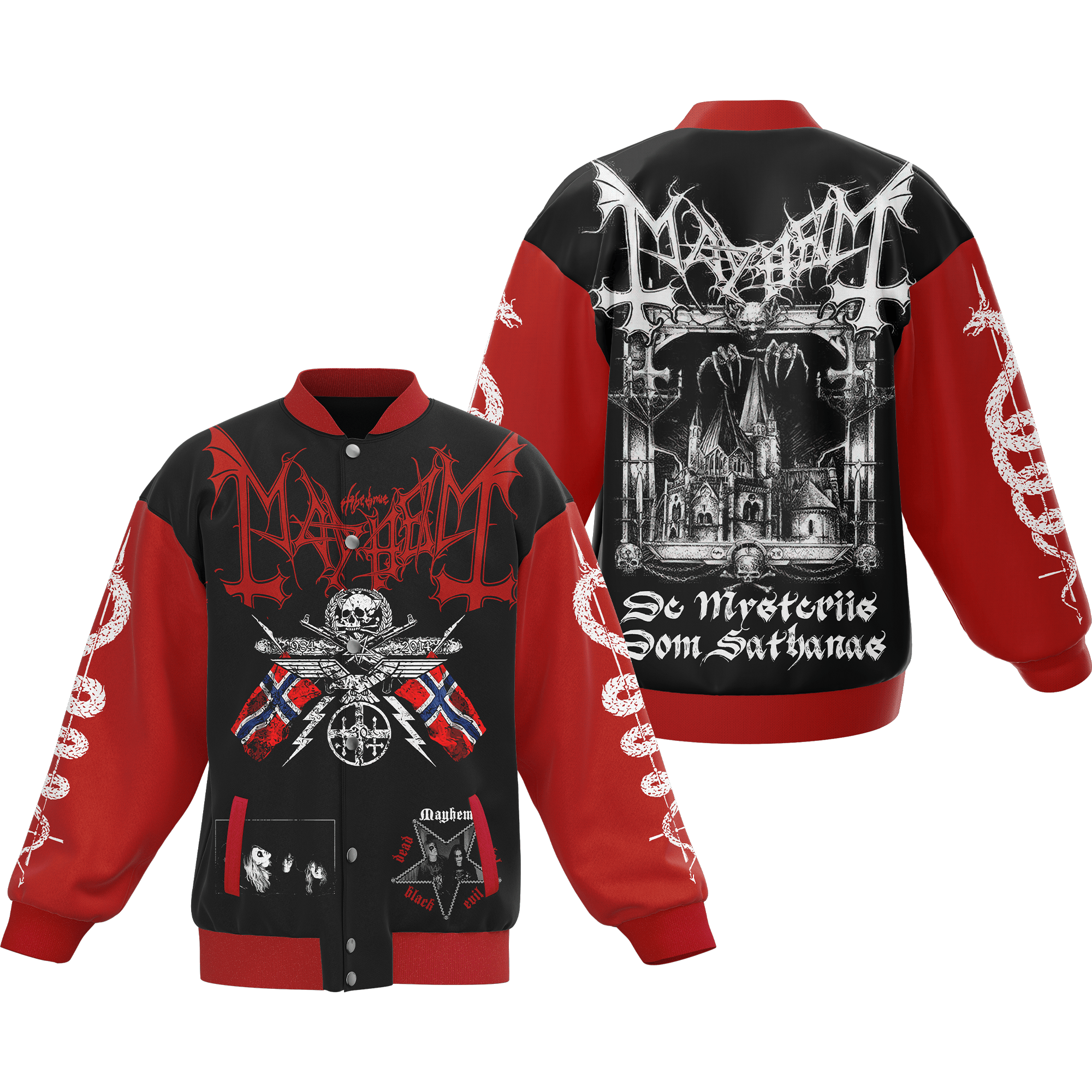 Mayhem New Premium Baseball Jacket Gift For Fan