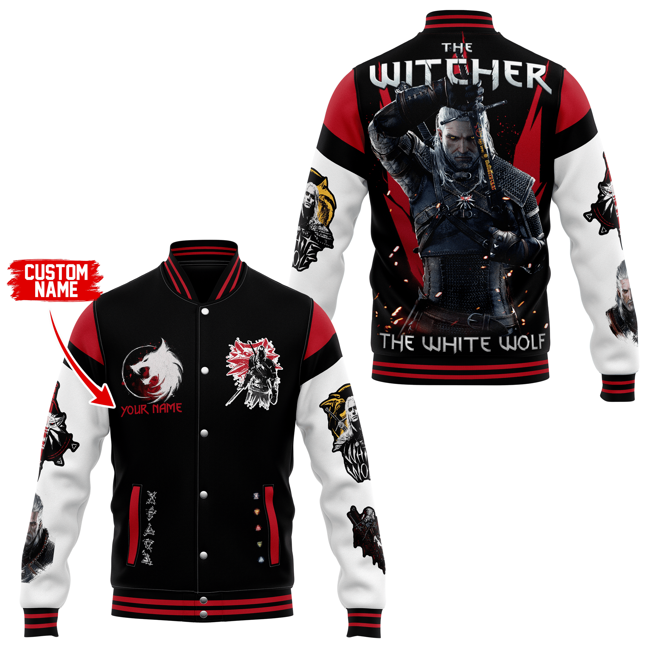 The Witcher New Premium Baseball Jacket  - Gift for Women For Fan