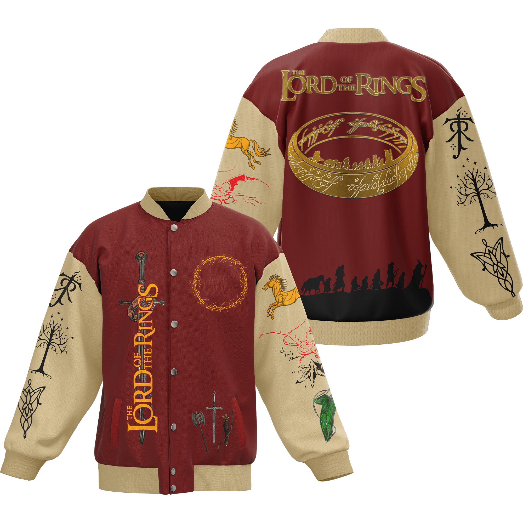 The Lord Of The Rings New Premium Baseball Jacket Gift For Fan