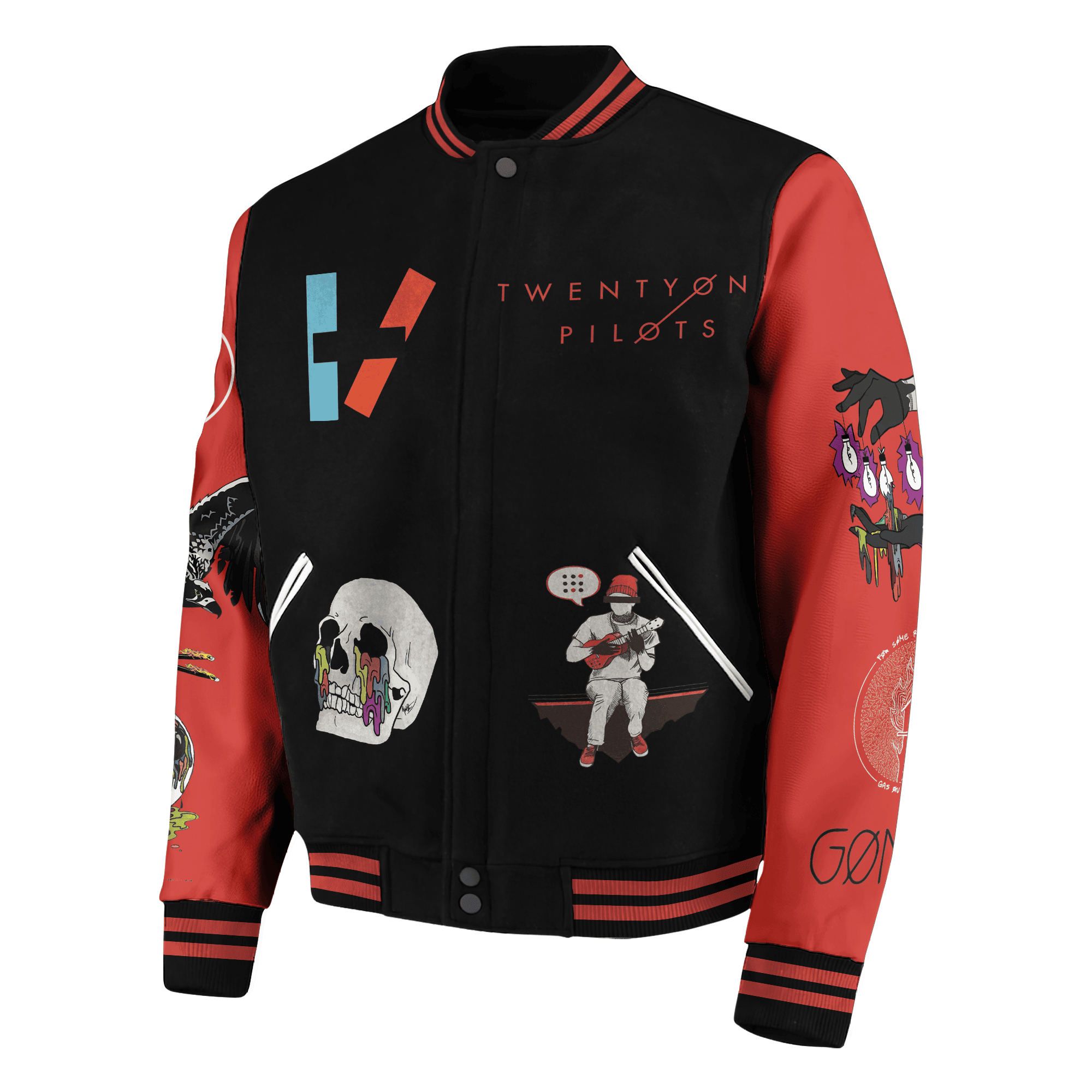 Twenty One Pilots New Premium Baseball Jacket Gift For Fan Twenty One Pilots New Premium Baseball Jacket Gift For Fan