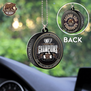 Hershey Bears Custom Shape 2-sided Acrylic Car Ornament