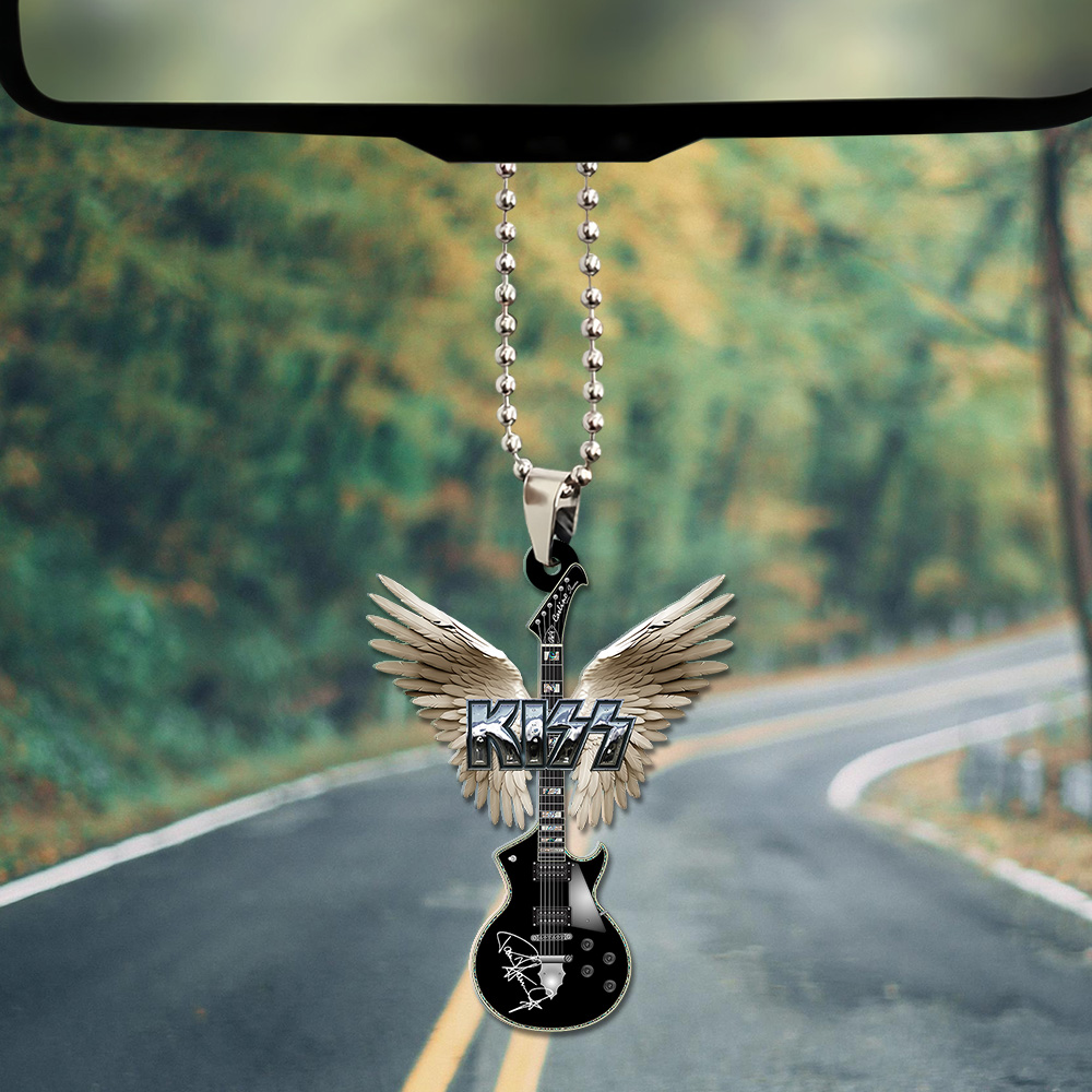 Kiss Band Custom Shape-sided Acrylic Car Ornament