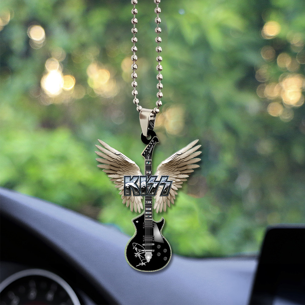 Kiss Band Custom Shape-sided Acrylic Car Ornament