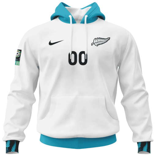 New Zealand Women’s National Football Team World Cup 2023 Home Kits 3d Printed Hoodie 3d Printed Hoodie