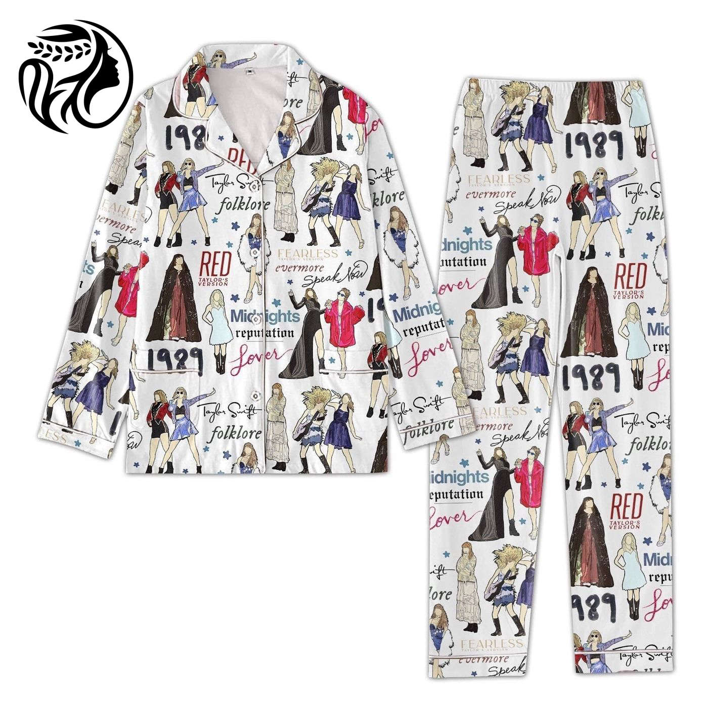 1989 Taylor s Pajamas Set: Party-Perfect Taylor Version PJs for the Ultimate Taylor Eras Tour Experience