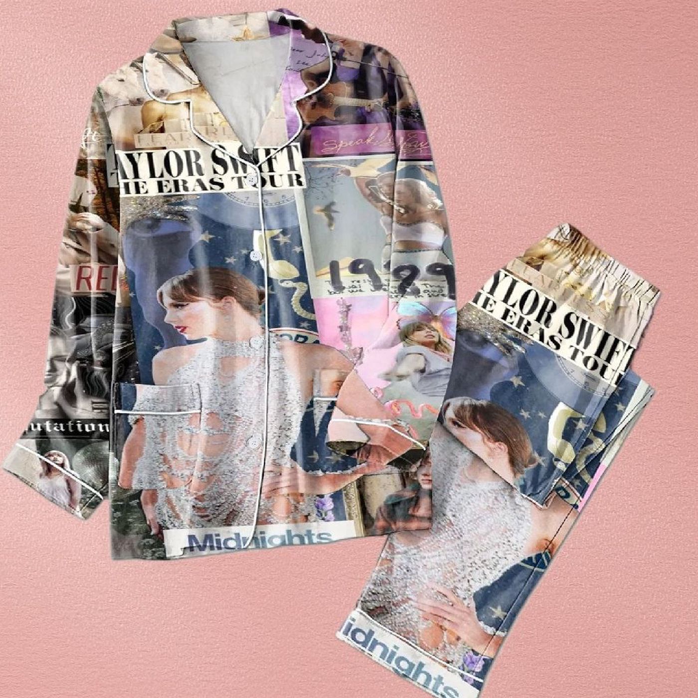 1989 Taylor s Pajamas Set – Eras Tour Edition: Stylish & Comfy Sleepwear for Taylor Swift Fans