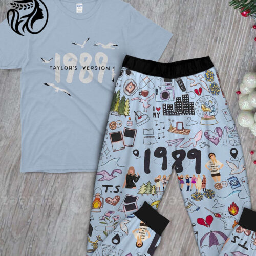 Get Cozy in 1989 Taylor Version Pajamas Set – Taylor Swift Inspired Sleepwear