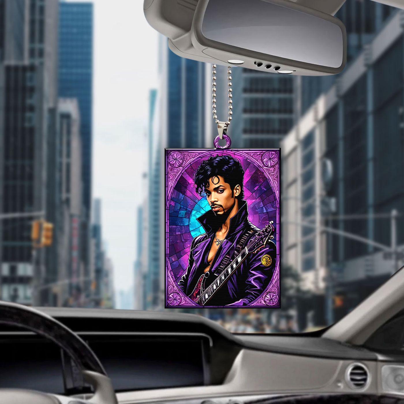 6PCS Prince Custom Shape 1-sided Acrylic Car Ornament Gift