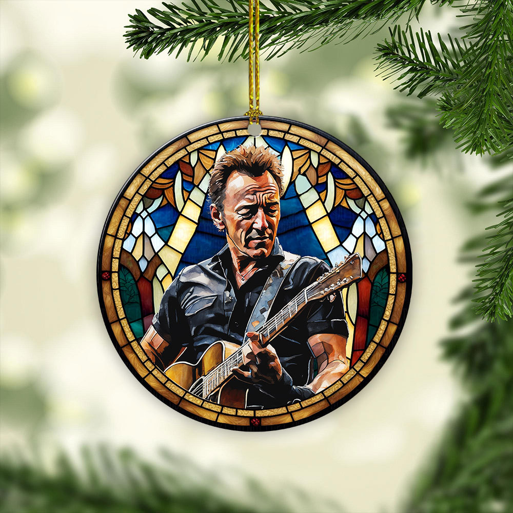 Bruce Springsteen Fixed Shape-sided Acrylic Ornament