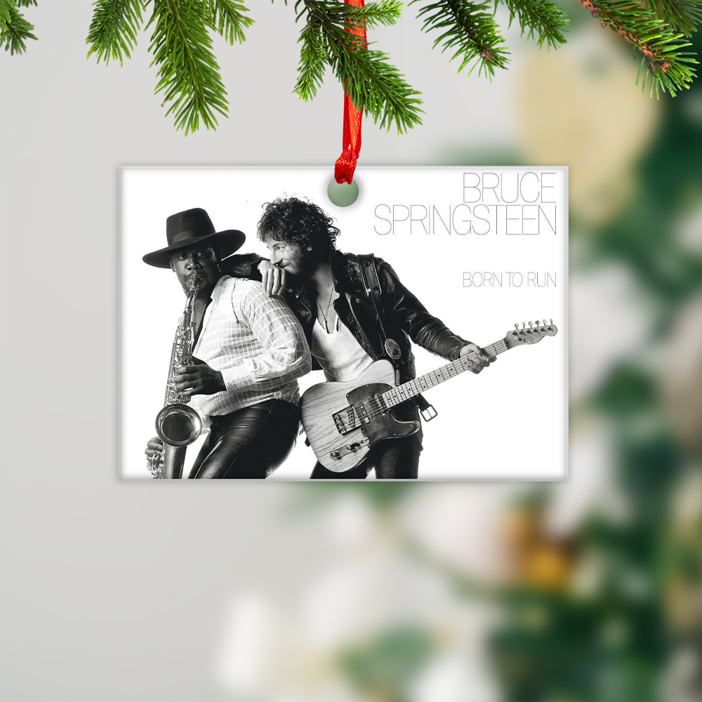 Bruce Springsteen Custom Shape-sided Acrylic Ornament