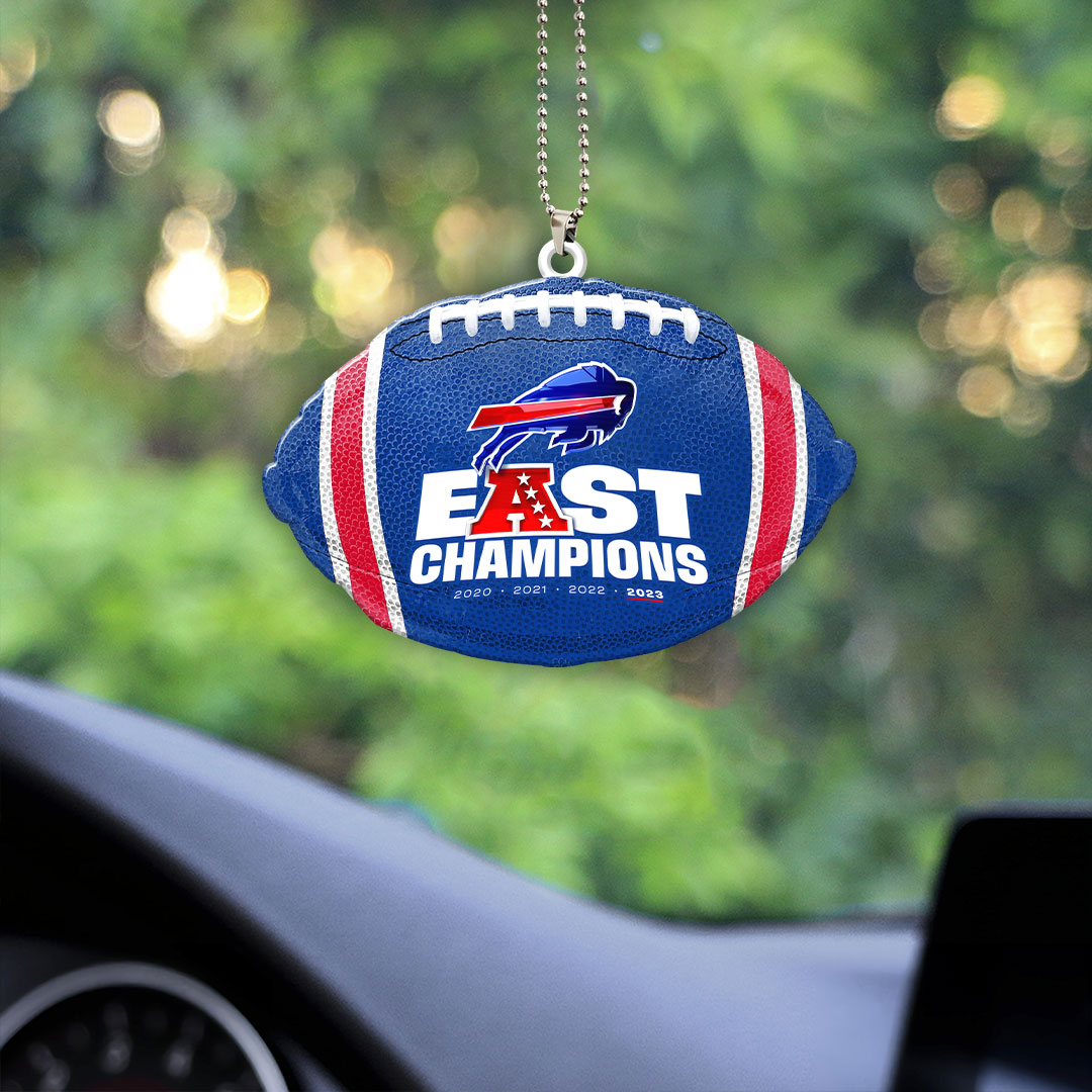 Buffalo Bills Custom Shape-sided Acrylic Car Ornament