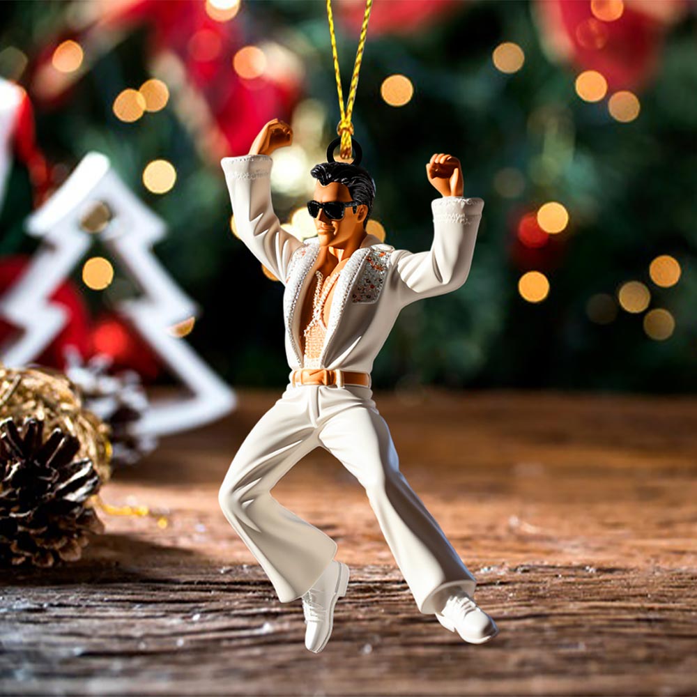Elvis Presley Custom Shape-sided Acrylic Ornament