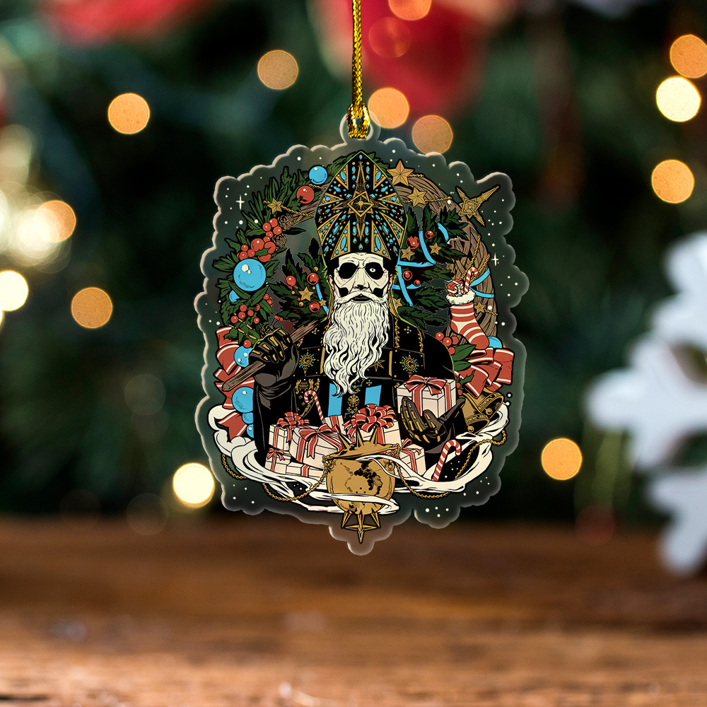 Ghost Band Custom Shape Clear-sided Acrylic Ornament
