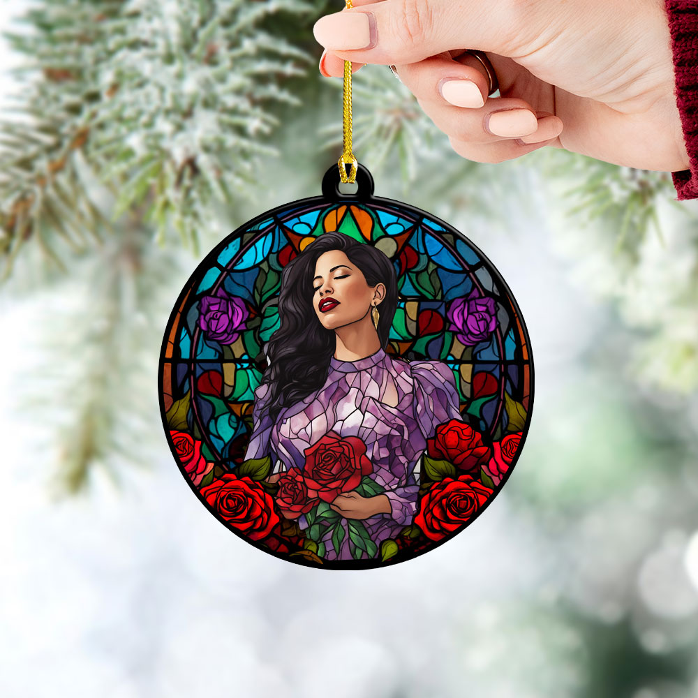 Selena Quintanilla Pérez Custom Shape-sided Acrylic Ornament