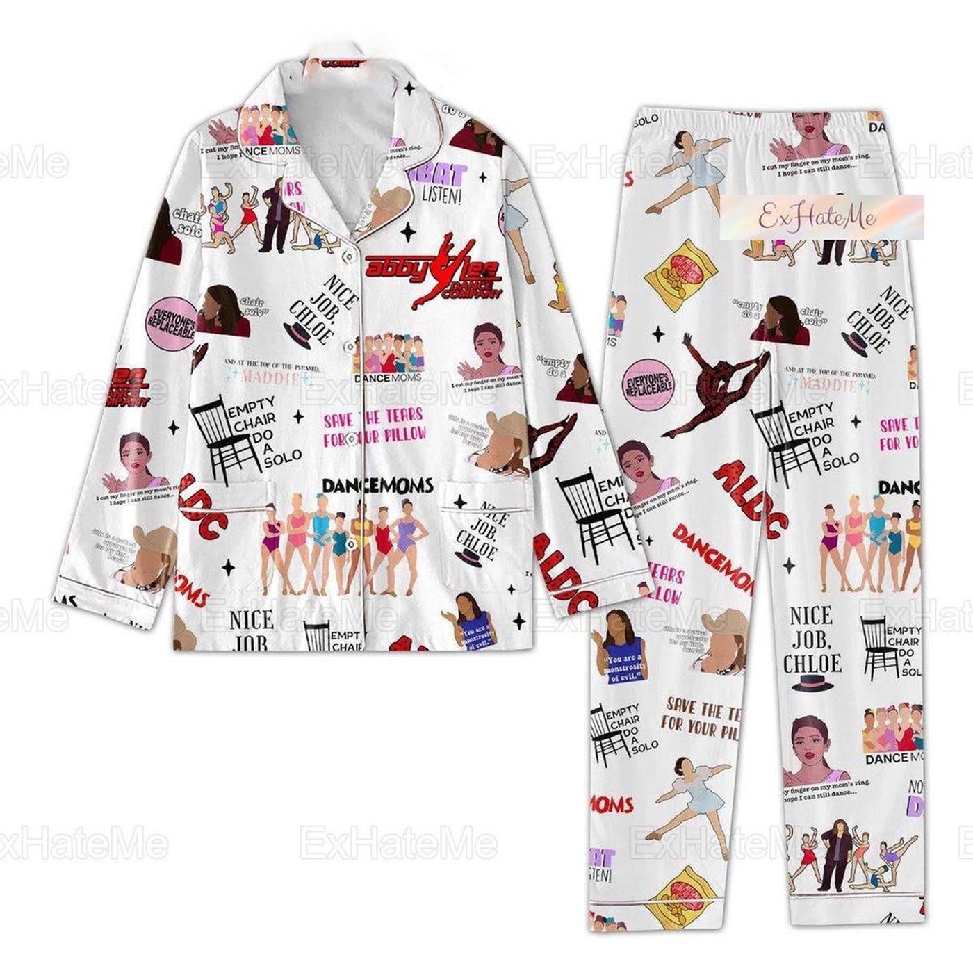 Abby Lee Dance Company Chloe Pajamas Set: Perfect Christmas Gift for Abby Dance Mom Movie Fans!