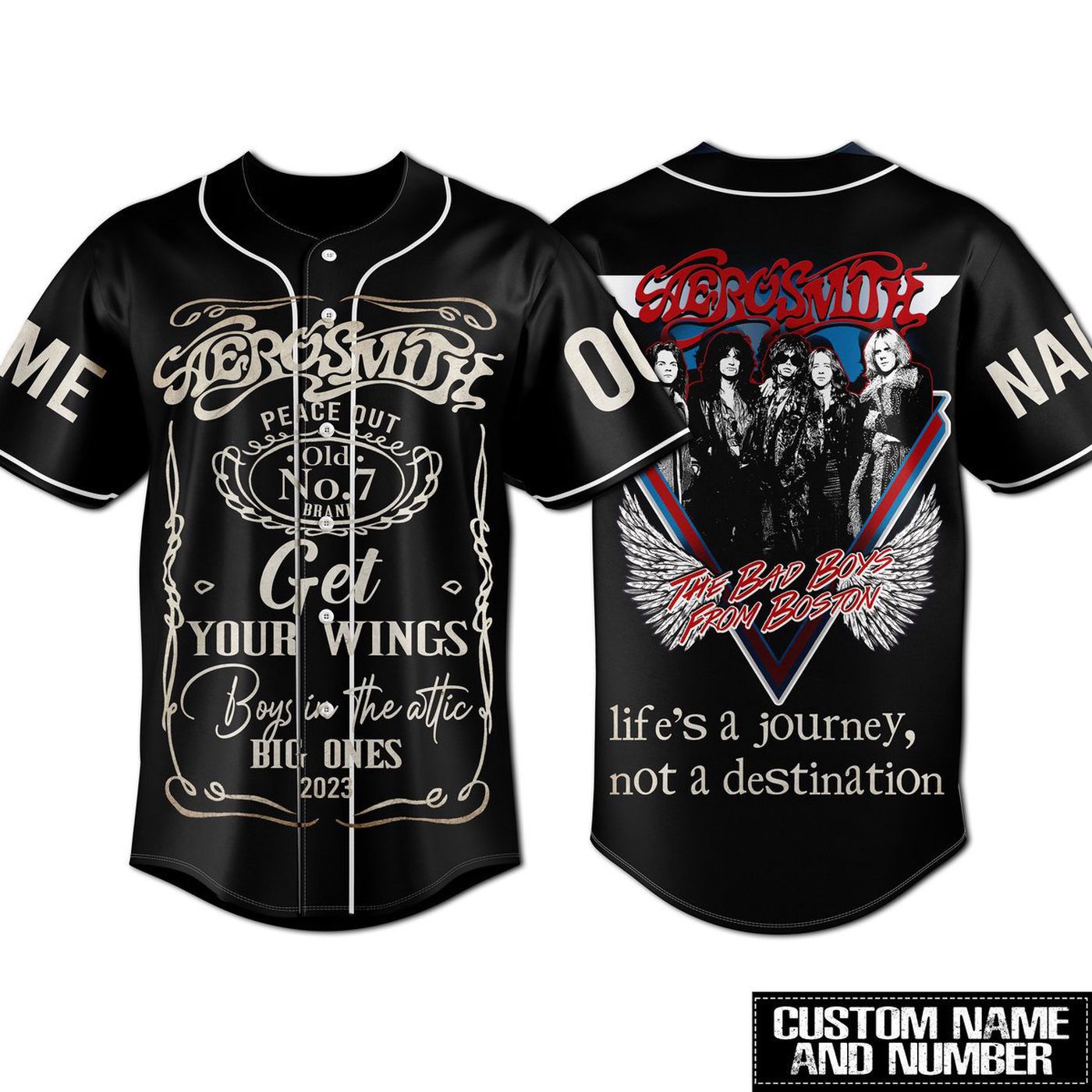 Aerosmith Baseball Jersey For Men Women And Kids Gift