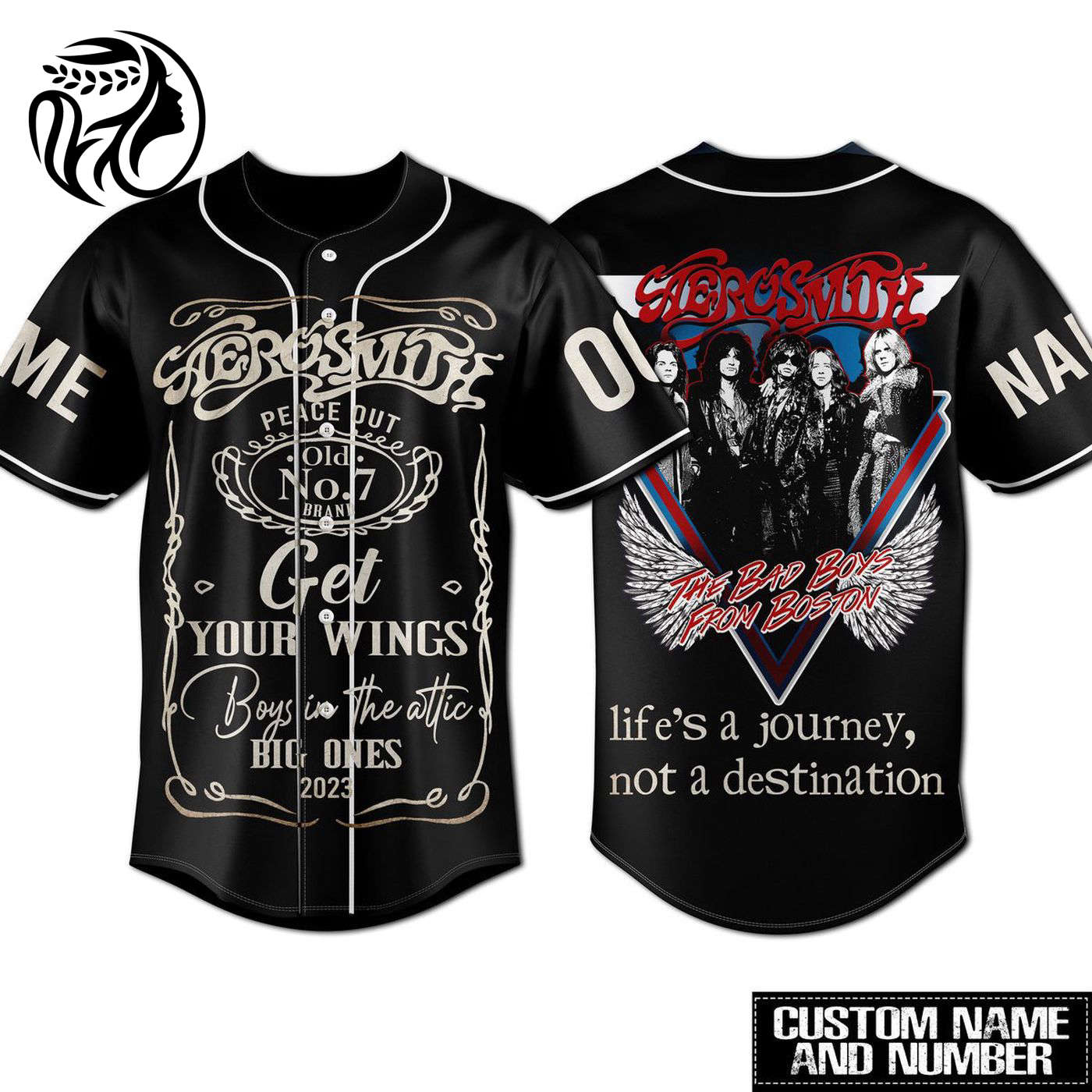 Aerosmith Baseball Jersey For Men Women And Kids Gift