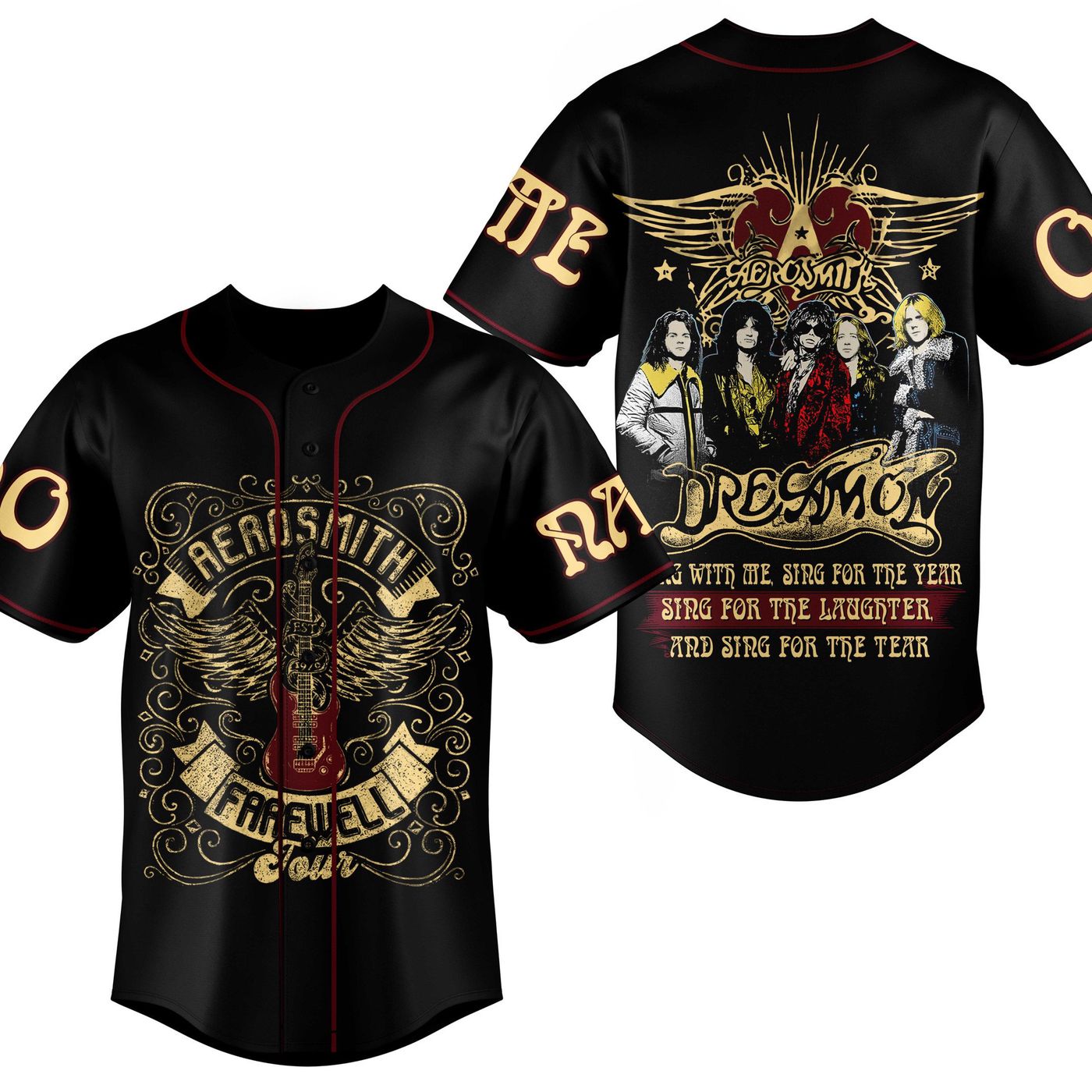 Aerosmith Baseball Jersey For Men Women And Kids Gift