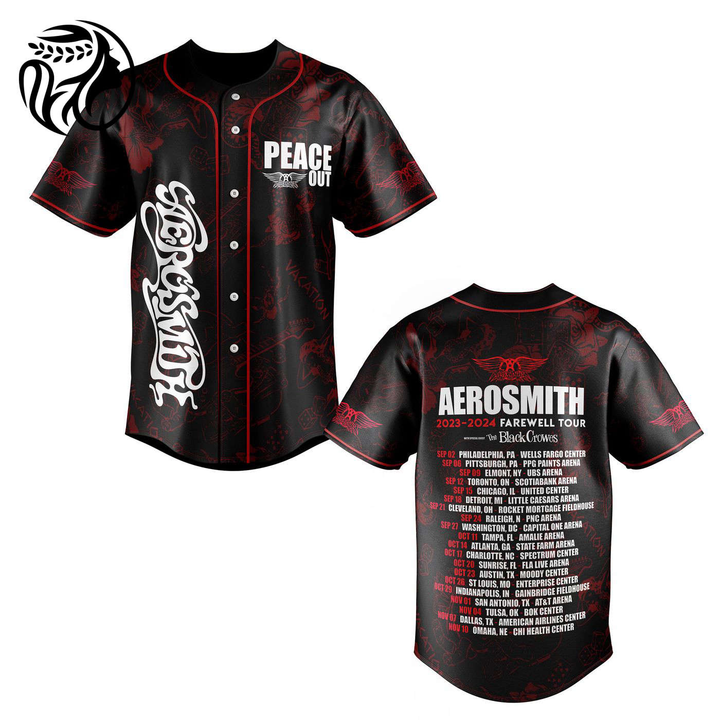 Aerosmith Baseball Jersey For Men Women And Kids Gift
