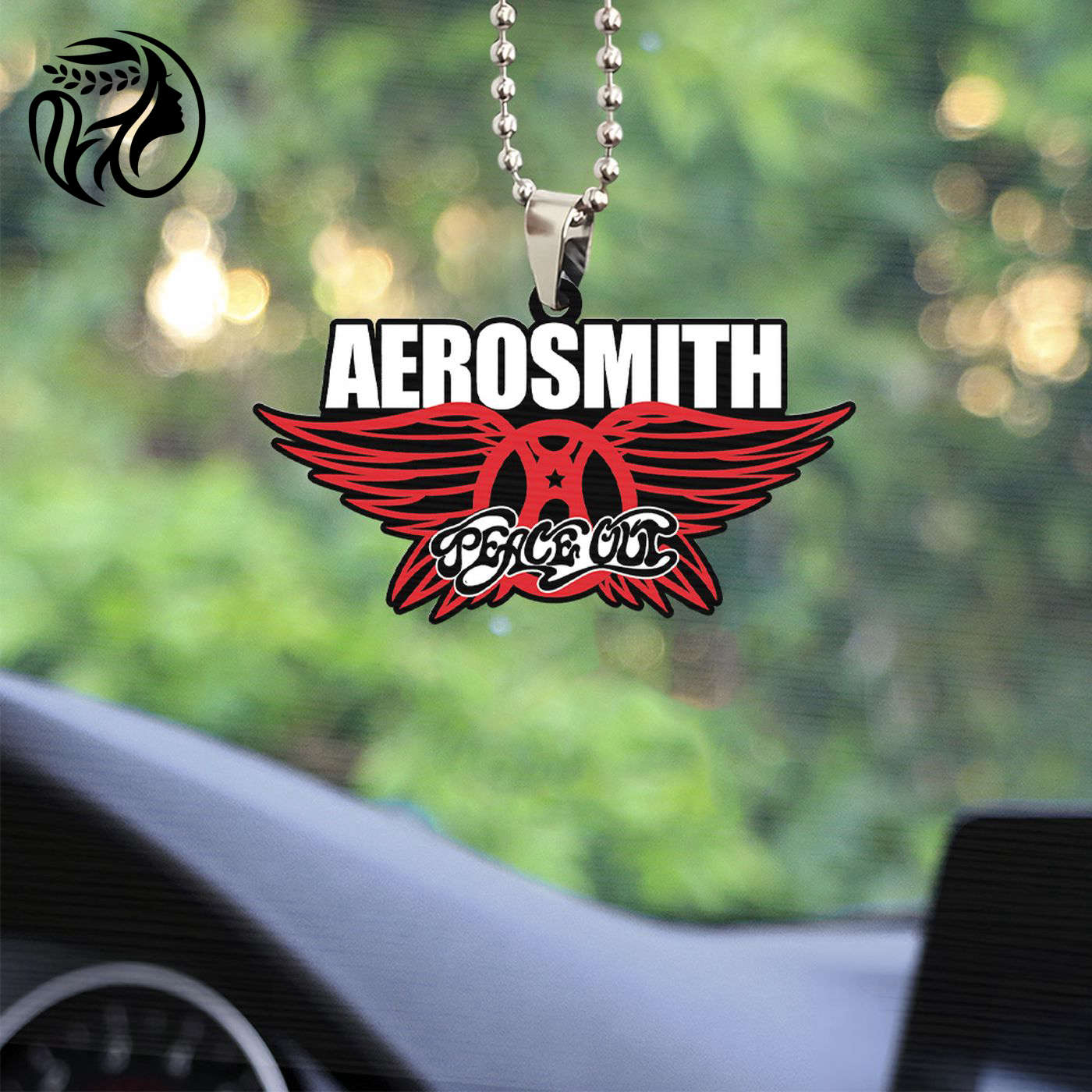Aerosmith Custom shape-sided Acrylic Car Ornament Gift