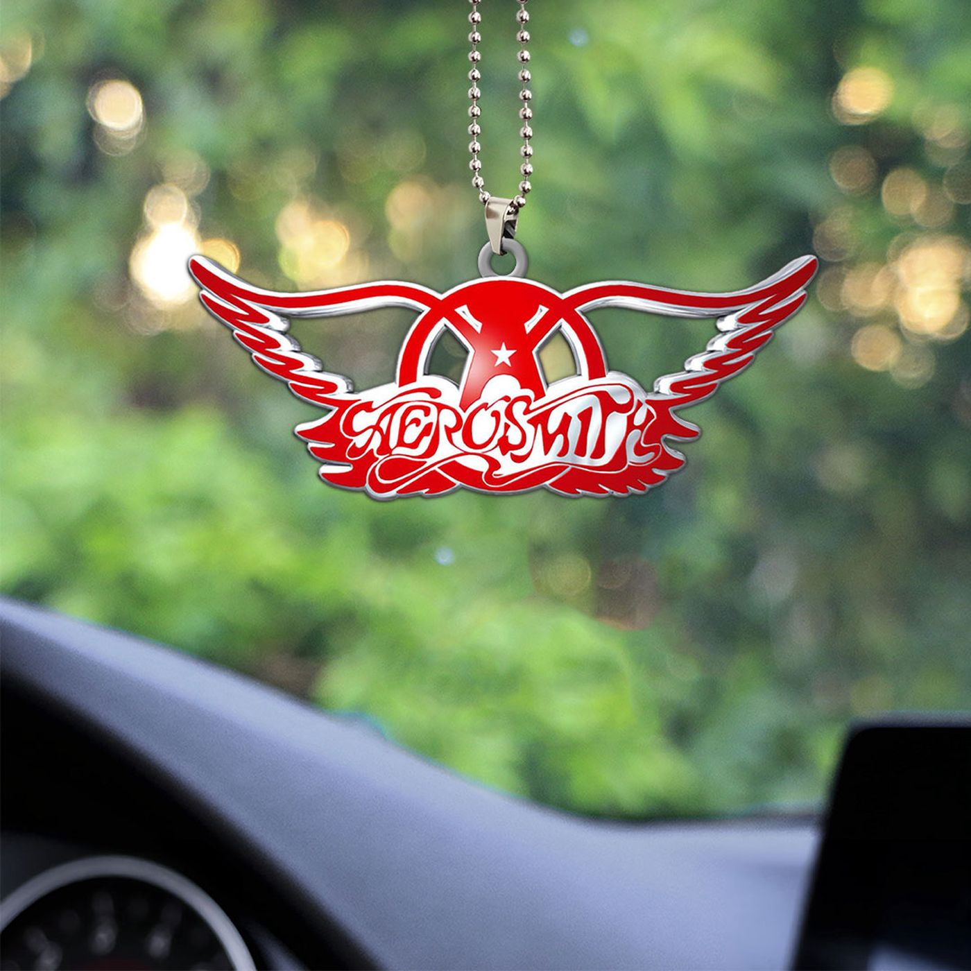 Aerosmith Custom Shape 1-sided Acrylic Car Ornament