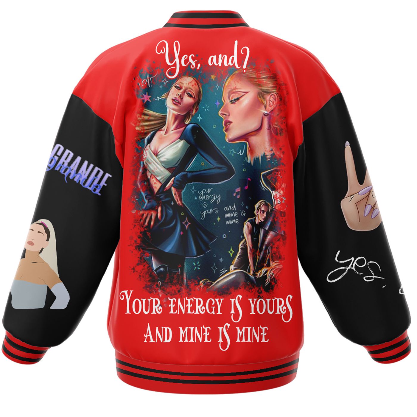 Ariana Grande New Premium Baseball Jacket Gift For Fan Ariana Grande New Premium Baseball Jacket Gift For Fan