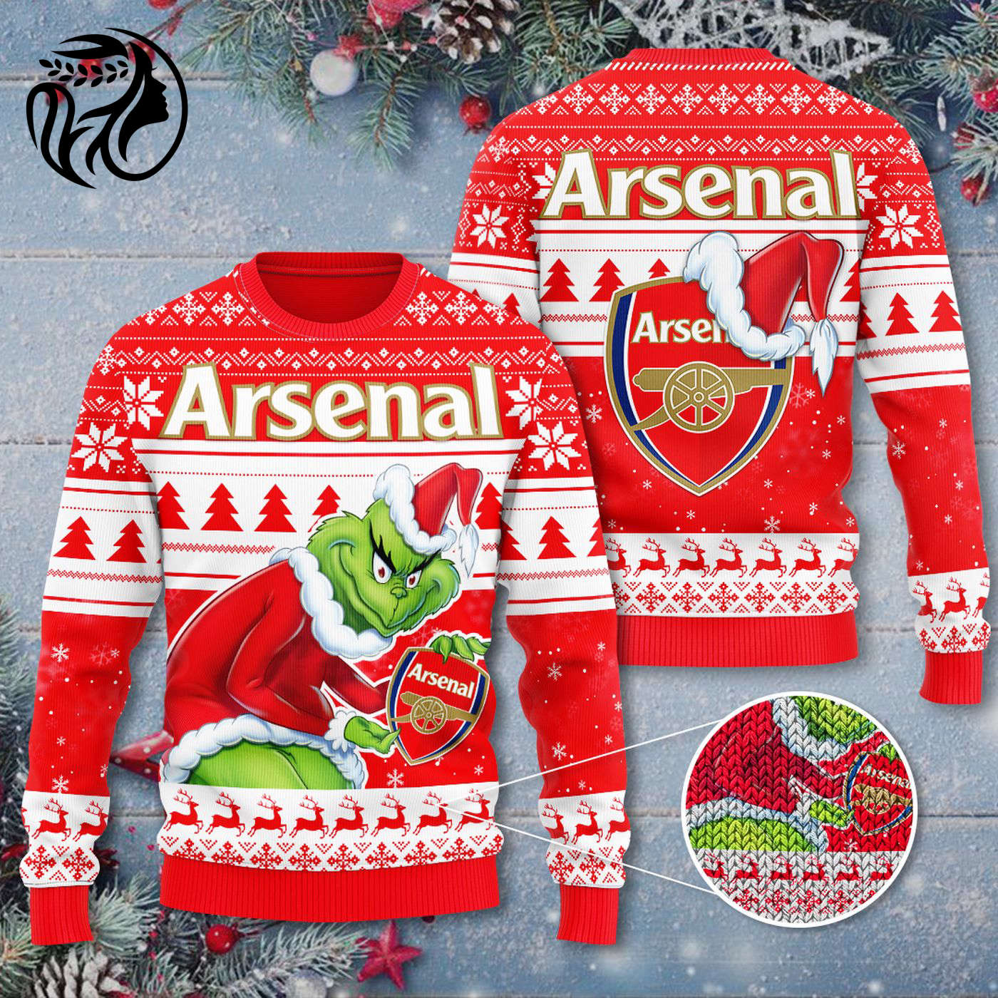 Arsenal 3D Ugly Sweater Gift – Gift for Men Women Christmas Day