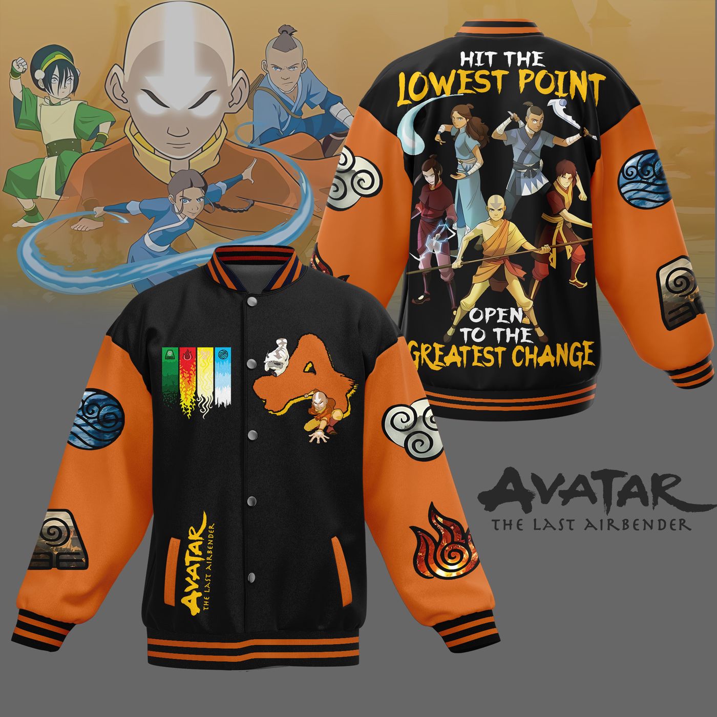 Avatar The Last AirbenderNew Premium Baseball Jacket Gift For Fan Avatar The Last AirbenderNew Premium Baseball Jacket Gift For Fan
