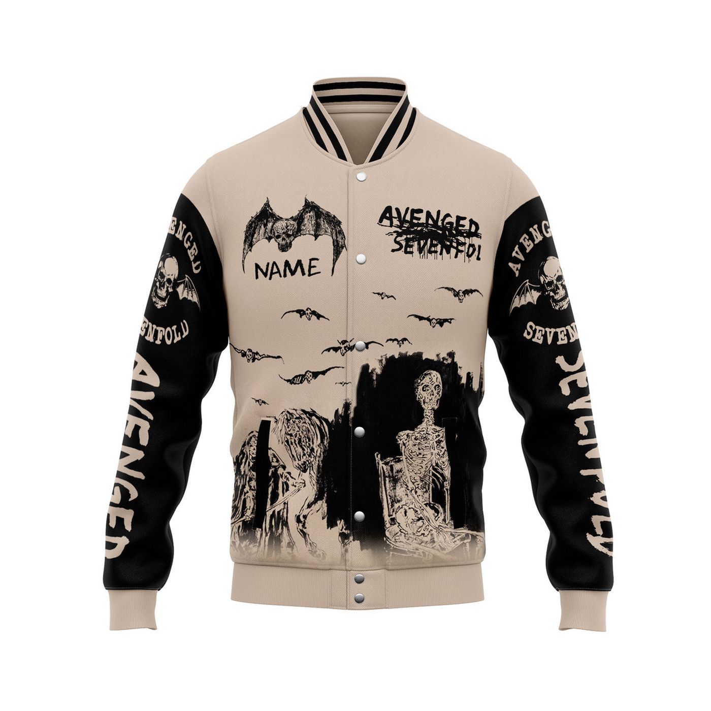 Avenged Sevenfold New Premium Baseball Jacket Gift For Fan Avenged Sevenfold New Premium Baseball Jacket Gift For Fan