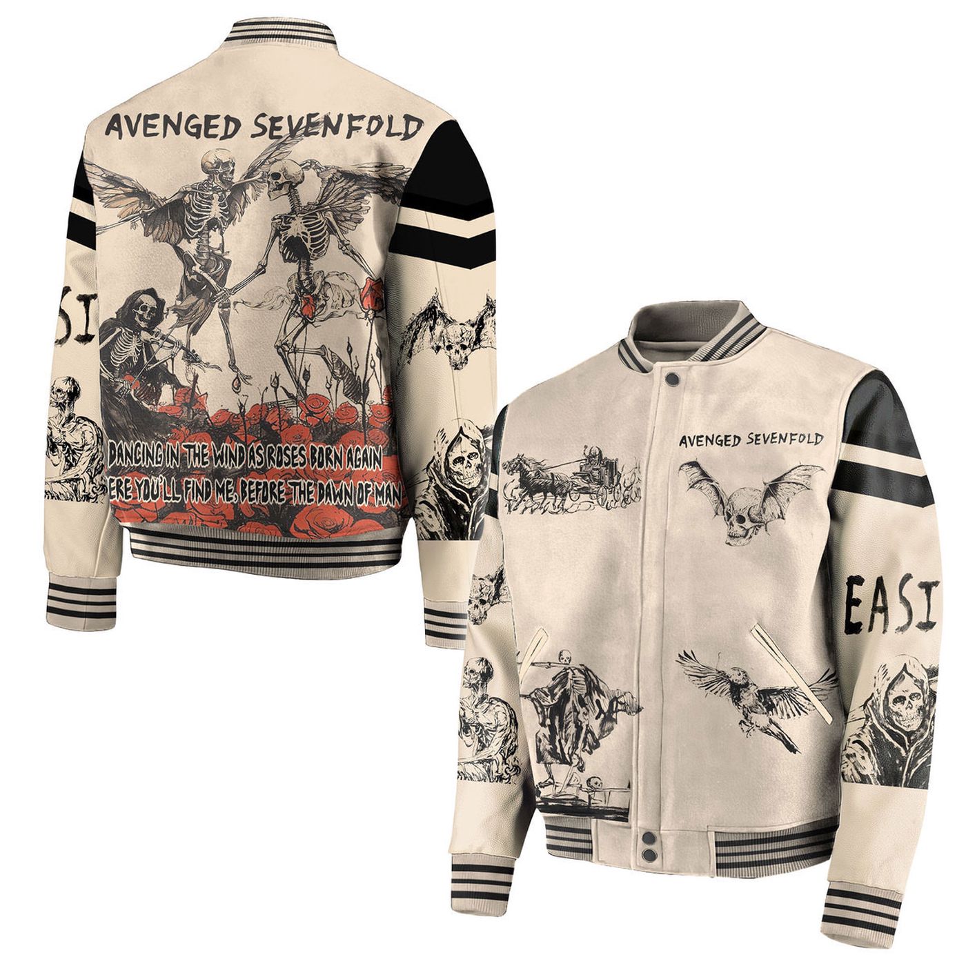 Avenged Sevenfold New Premium Baseball Jacket Gift For Fan Avenged Sevenfold New Premium Baseball Jacket Gift For Fan