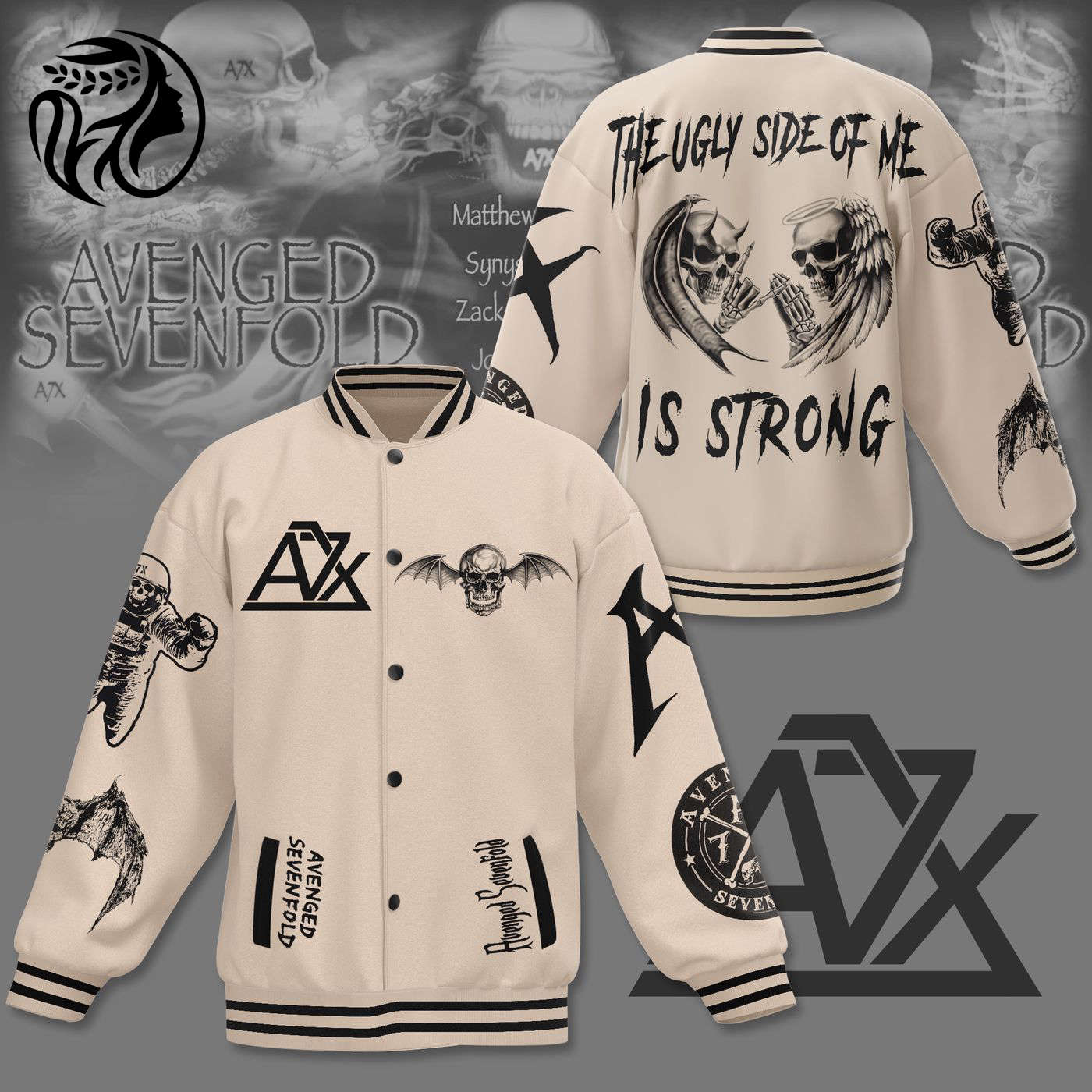 Avenged Sevenfold New Premium Baseball Jacket Gift For Fan