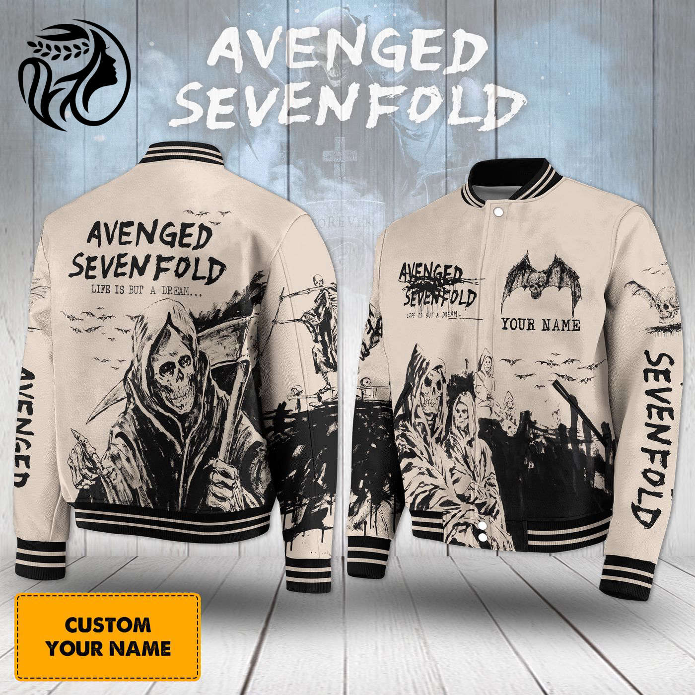 Avenged Sevenfold New Premium Baseball Jacket Gift For Fan