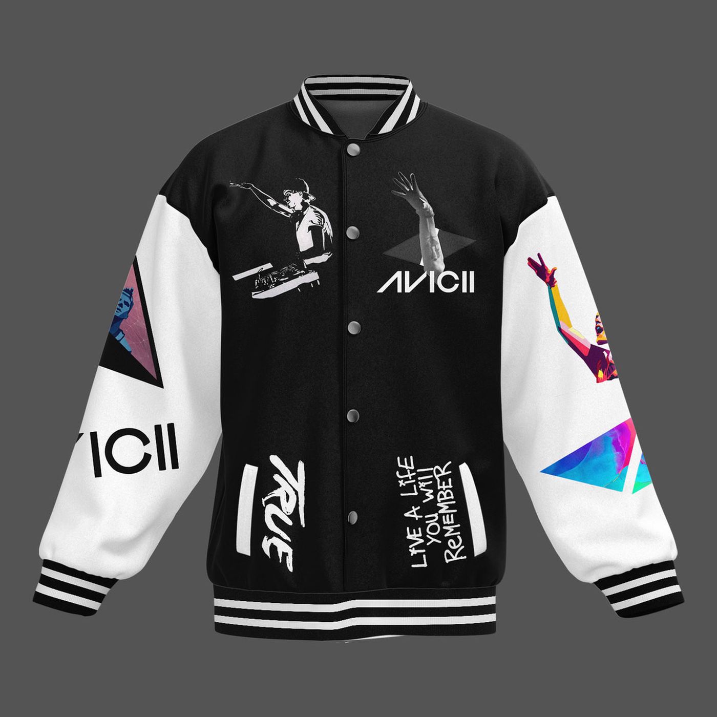 Avicii New Premium Baseball Jacket Gift For Fan Avicii New Premium Baseball Jacket Gift For Fan