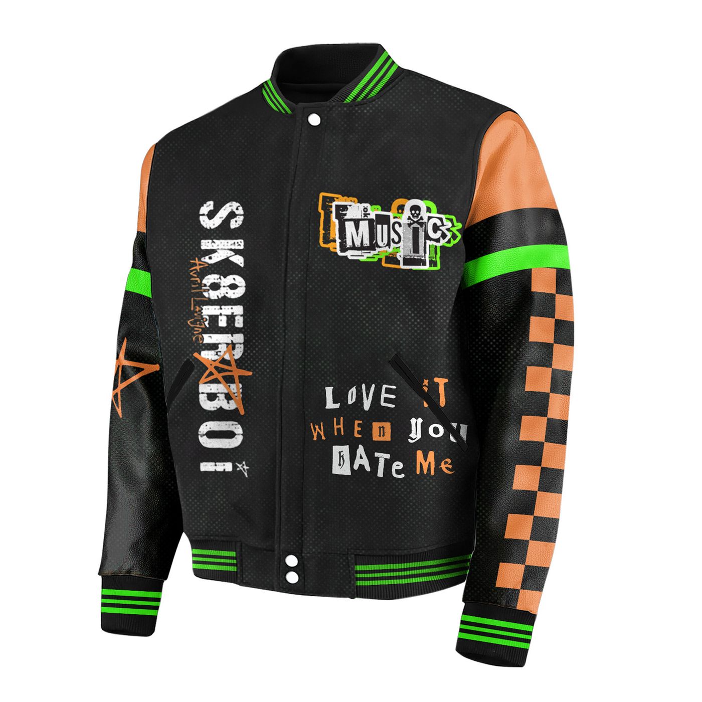 Avril Lavigne New Premium Baseball Jacket Gift For Fan Avril Lavigne New Premium Baseball Jacket Gift For Fan