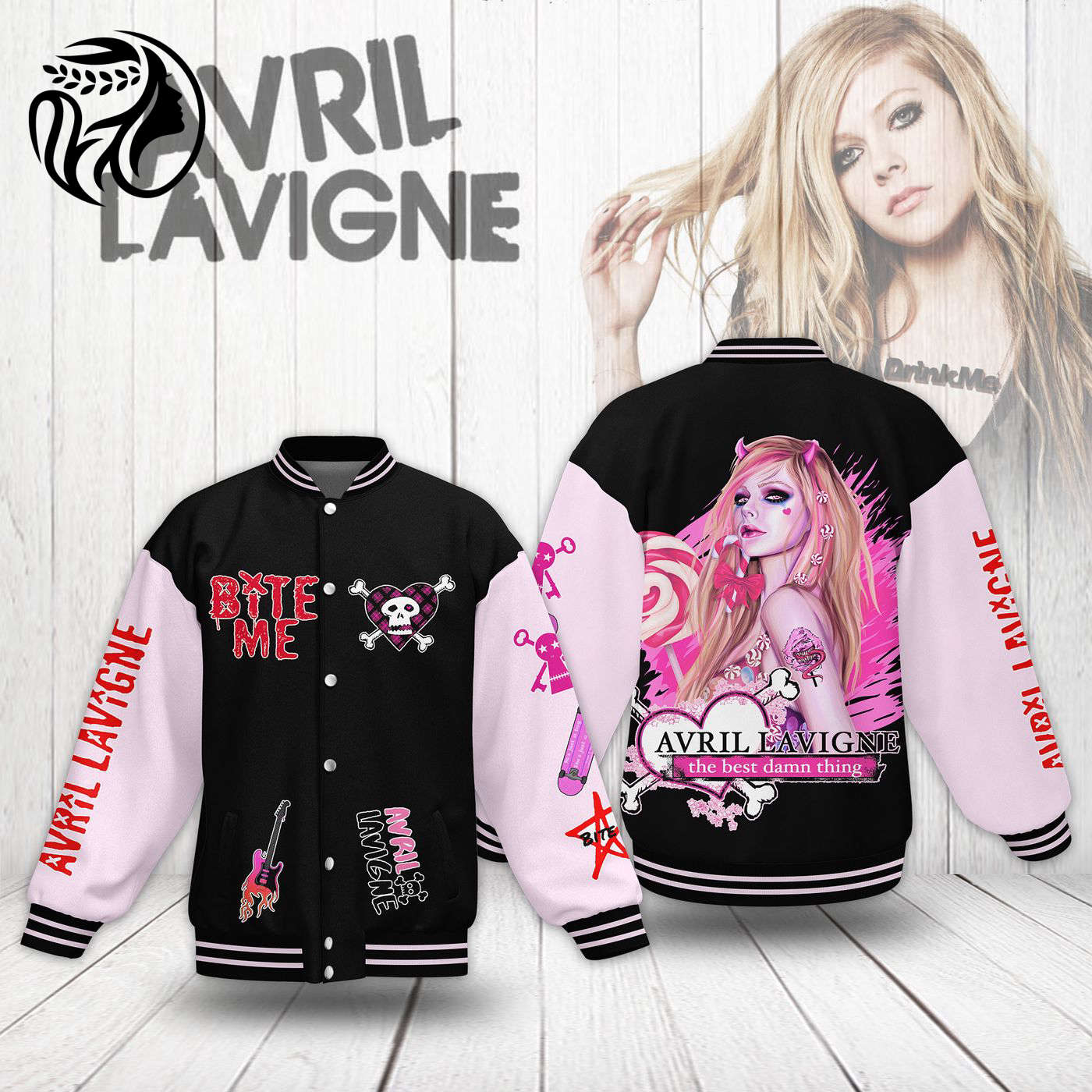 Avril Lavigne New Premium Baseball Jacket Gift For Fan