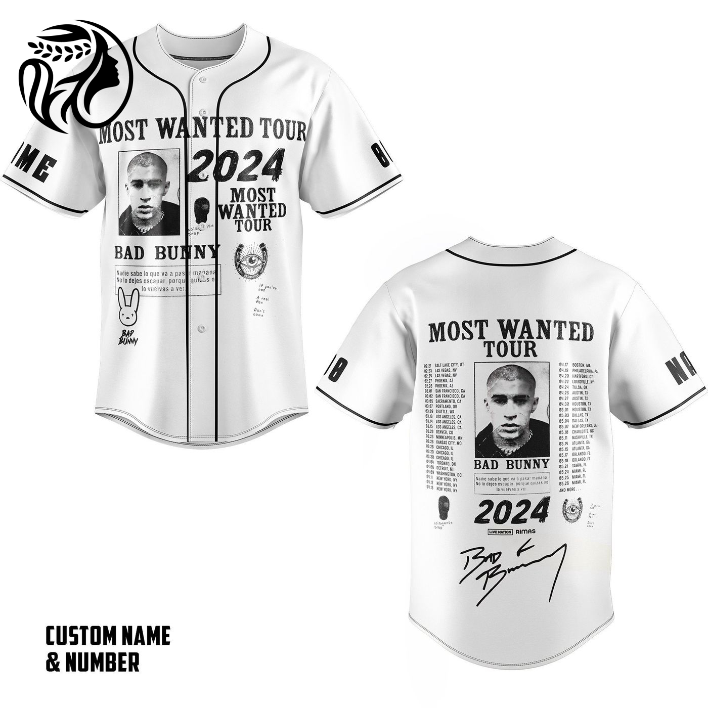 Bad Bunny Baseball Jersey For Men Women And Kids Gift