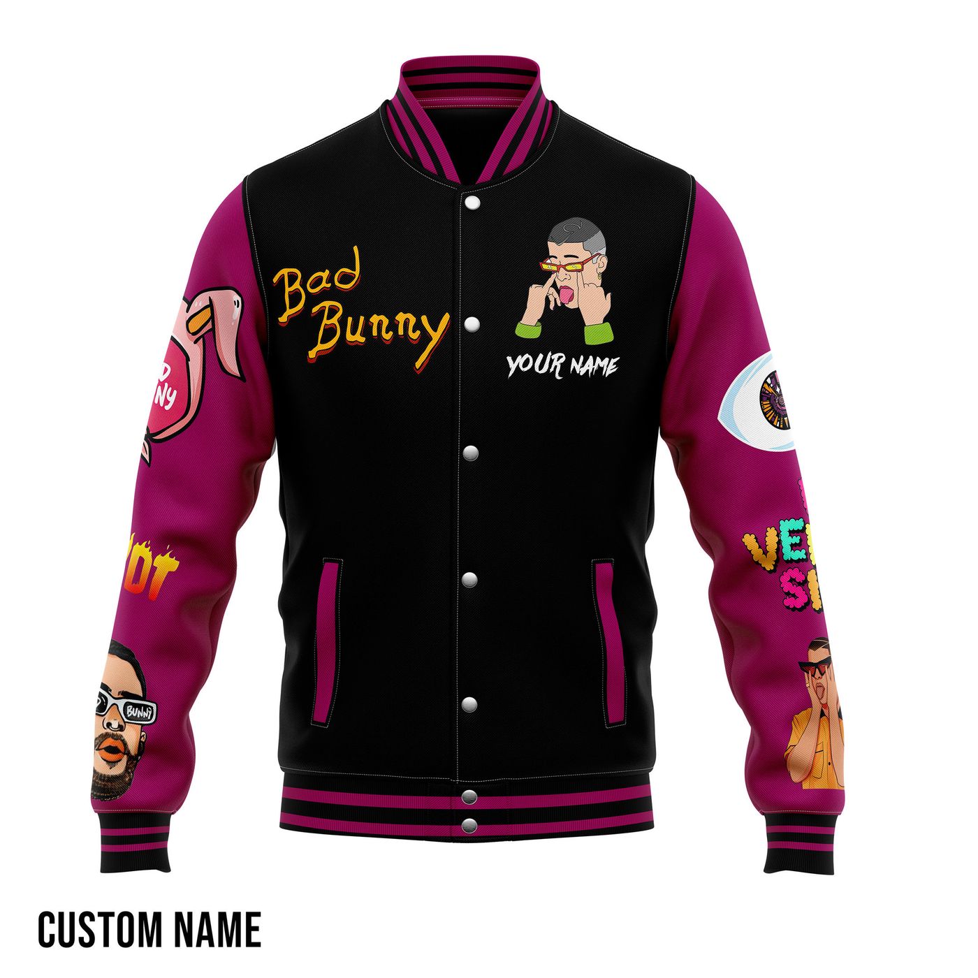Bad Bunny New Premium Baseball Jacket Gift For Fan