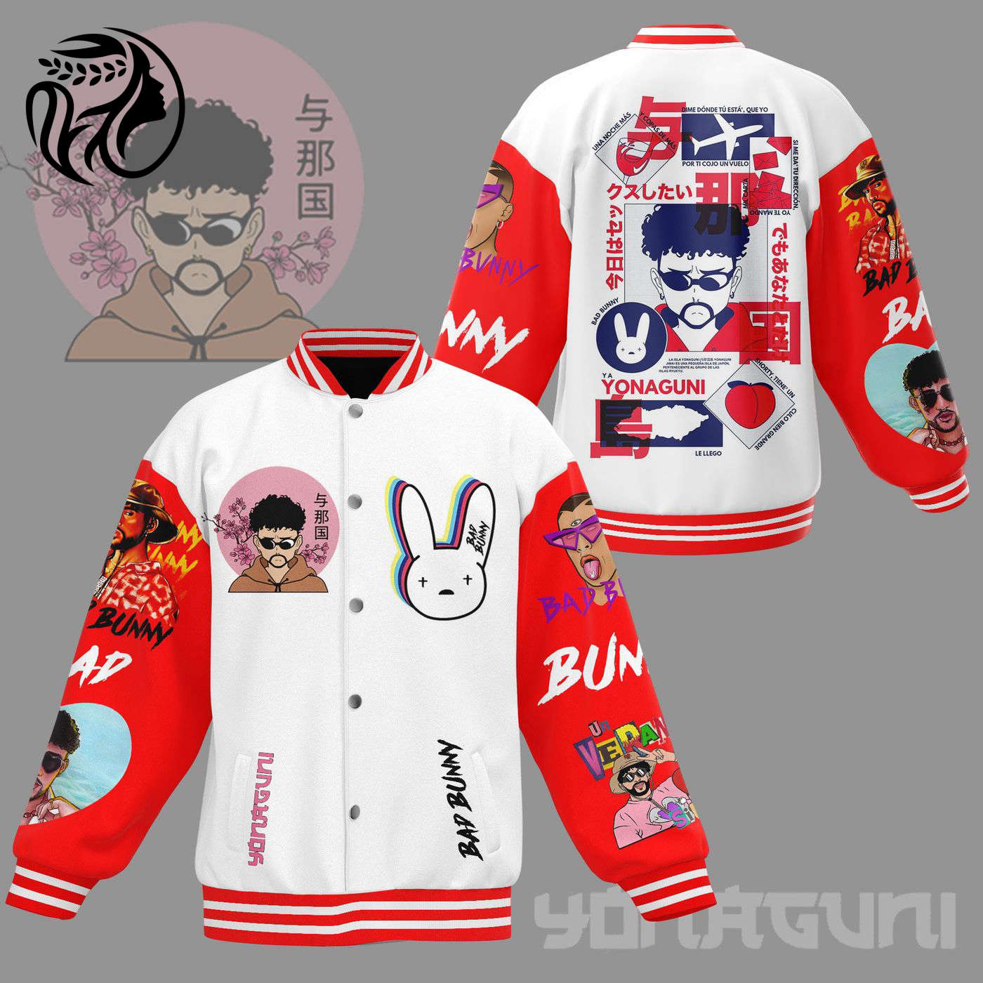 Bad Bunny New Premium Baseball Jacket Gift For Fan