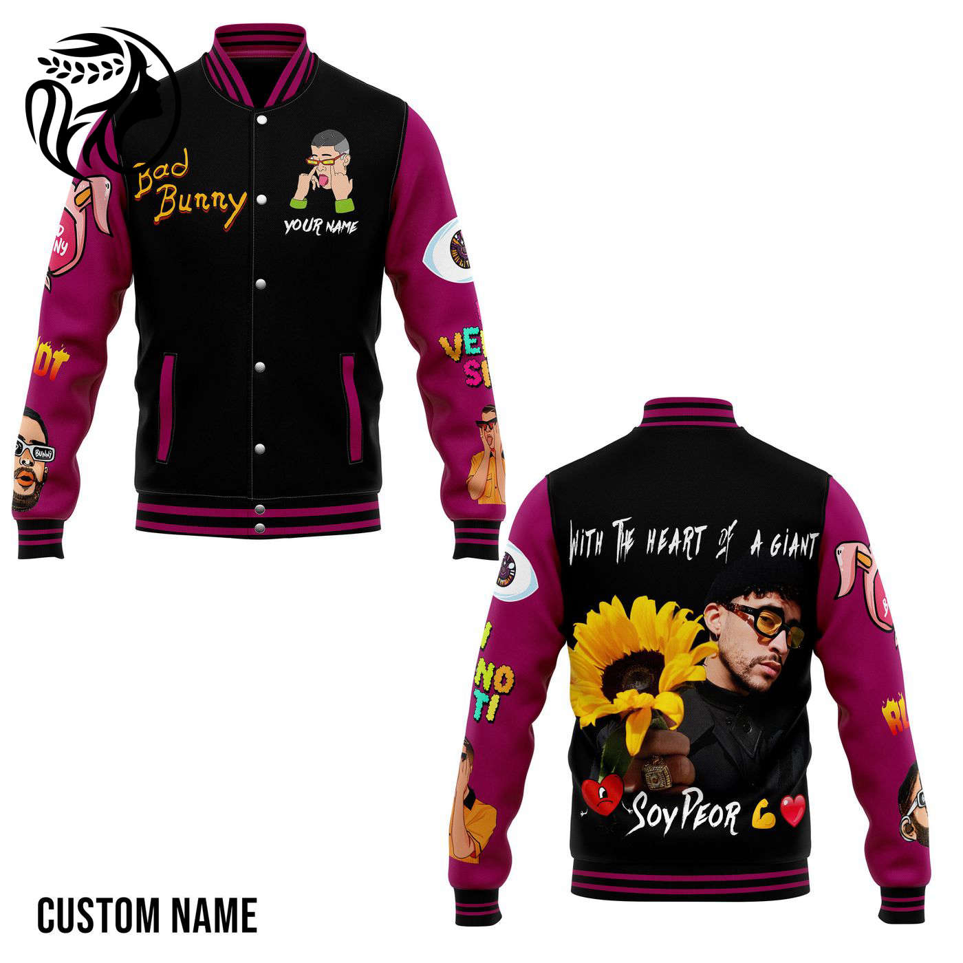 Bad Bunny New Premium Baseball Jacket Gift For Fan