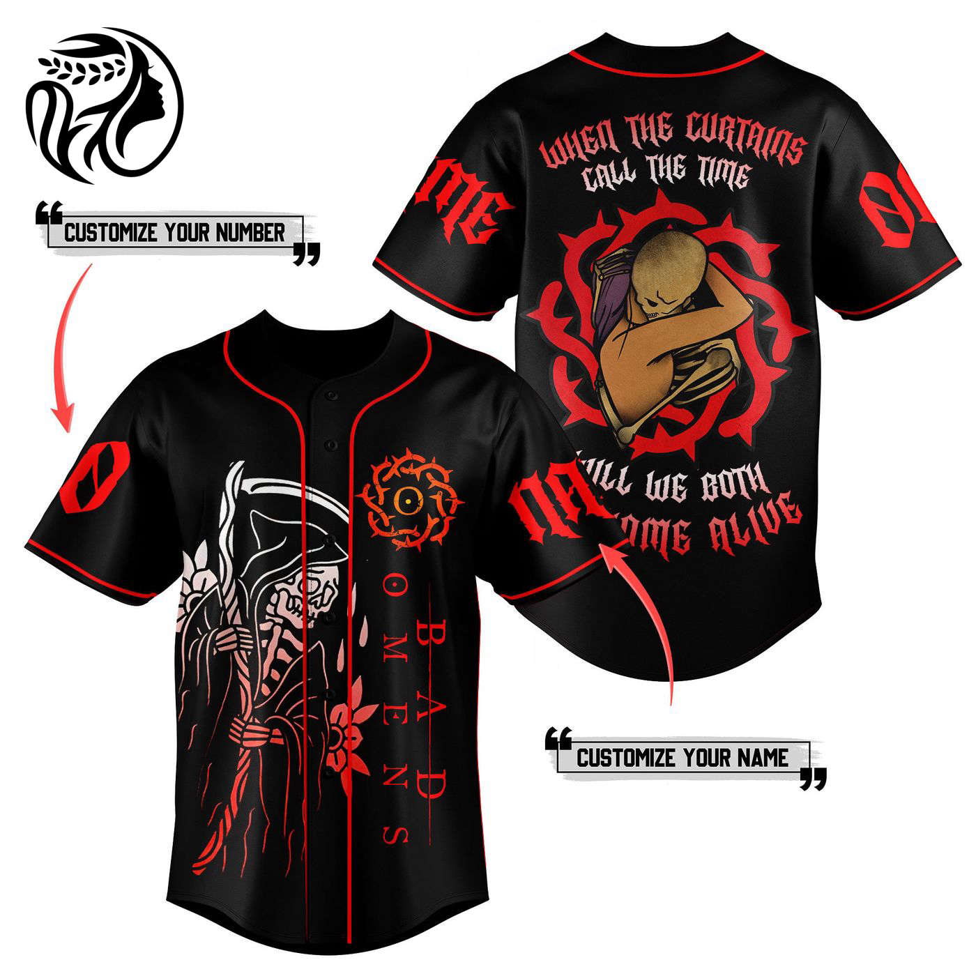 Bad Omens Baseball Jersey For Men Women And Kids Gift