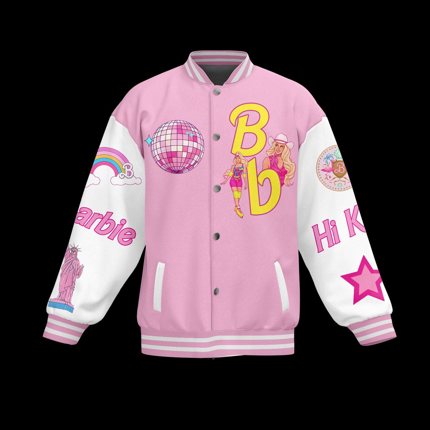 Barbie New Premium Baseball Jacket Gift For Fan Barbie New Premium Baseball Jacket Gift For Fan