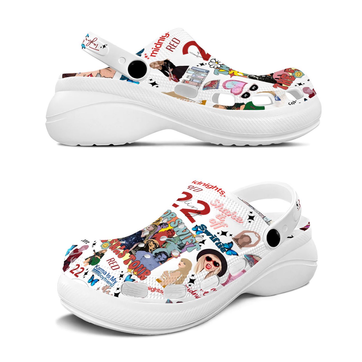 Step into Style with Taylor Swift High-Sole Clogs – the Perfect Choice for Beautiful Singers