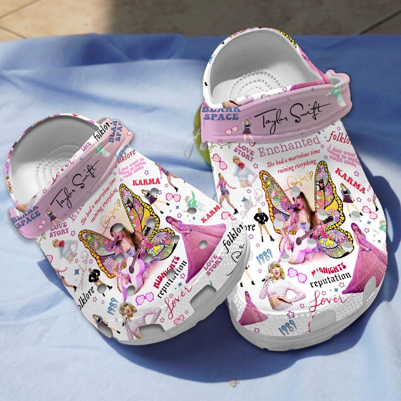 Stylish Pink Clogs for Taylor Swift Fans – Embrace Your Love for the Beautiful Singer!