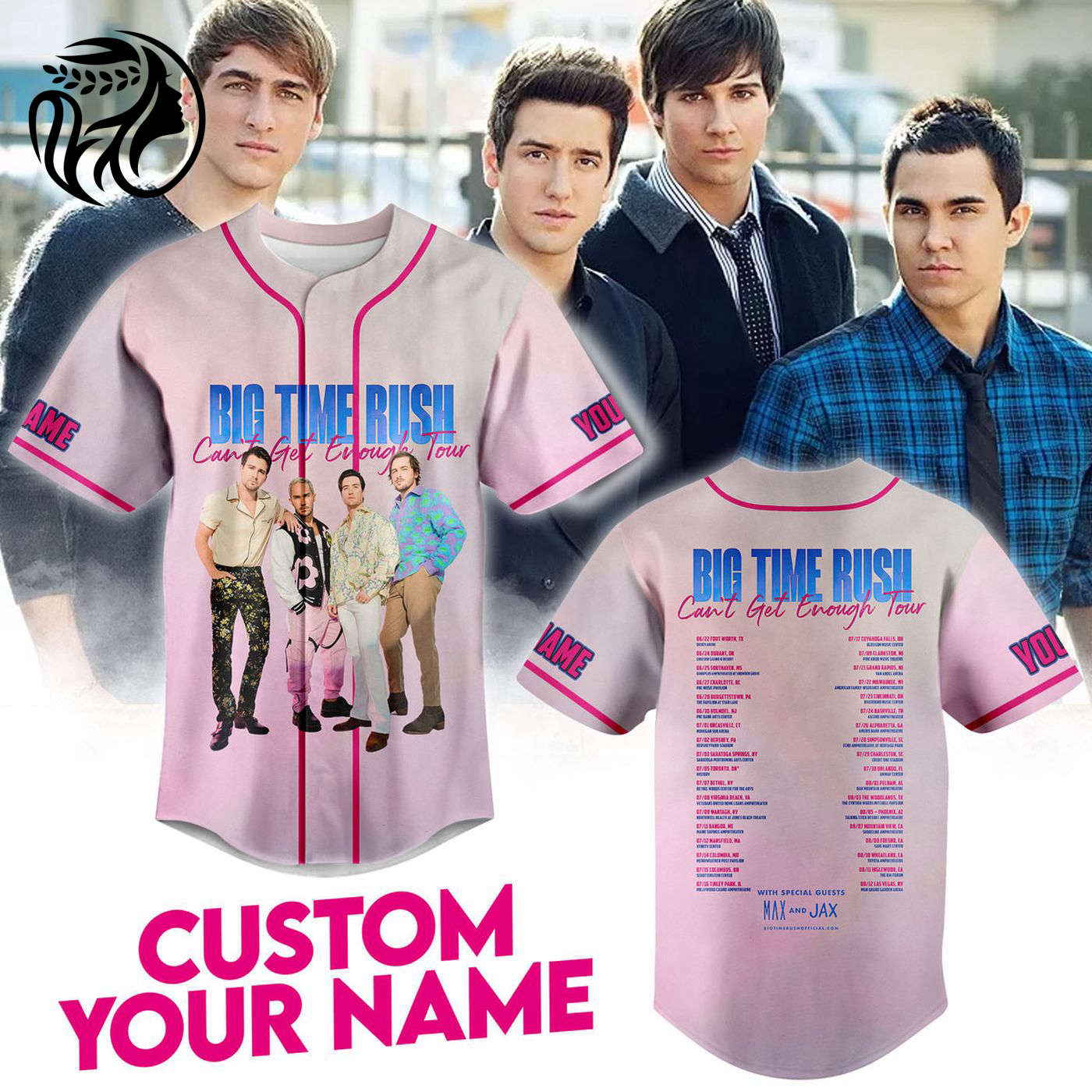 Big Time Rush Baseball Jersey For Men Women And Kids Gift